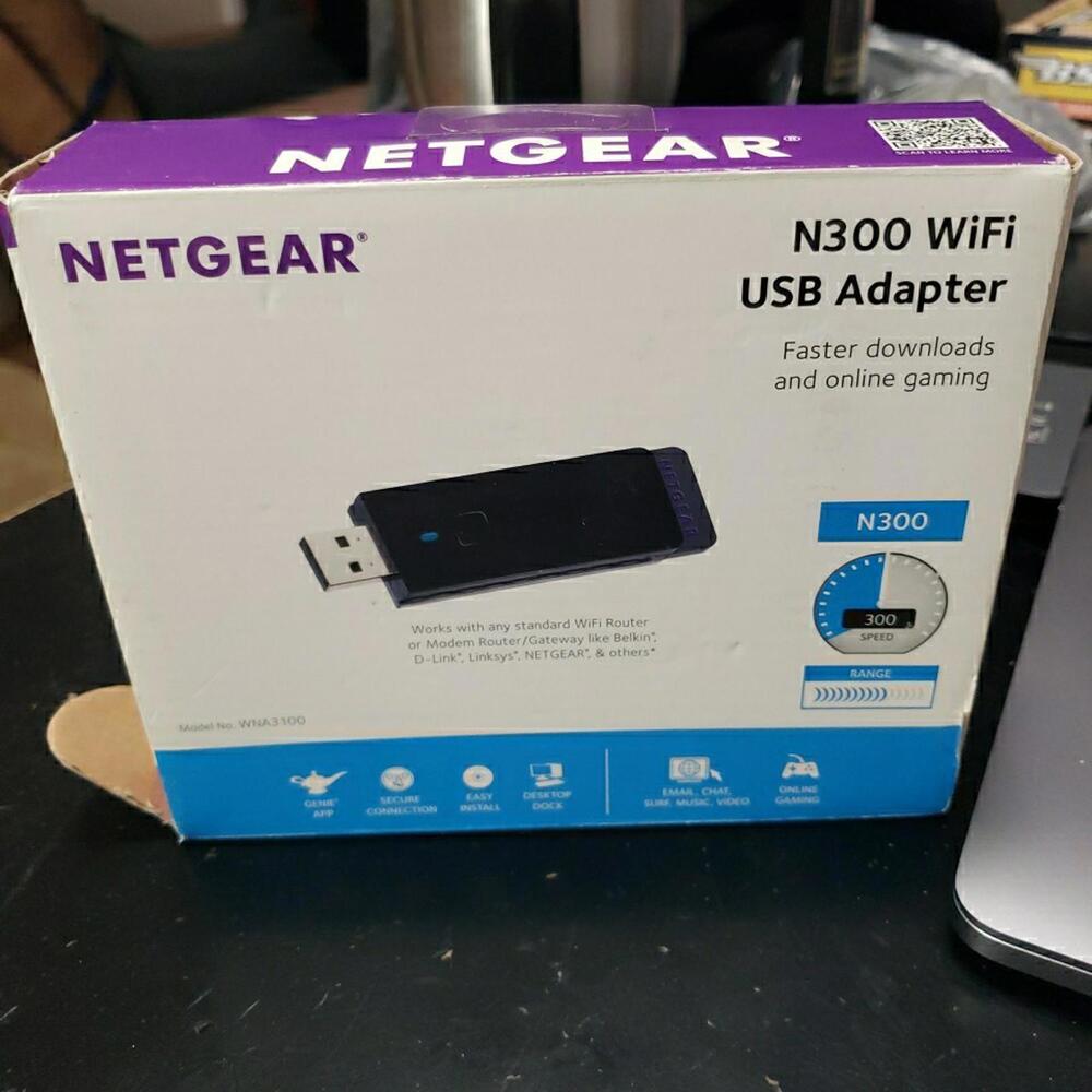 NetGear WNA3100 (606449067774) Wireless Adapter Open Box
